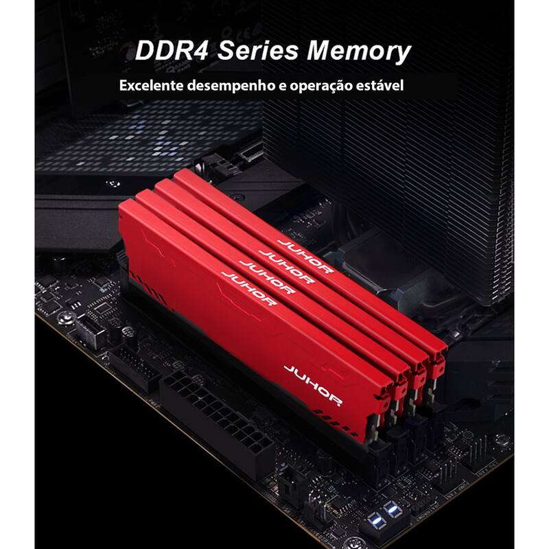 Memória Ram Ddr4 8gb 3200mhz Pc4 Juhor Computador - Memória RAM